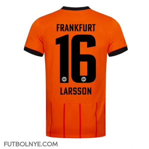 Camiseta Eintracht Frankfurt Hugo Larsson #16 Tercera Equipación 2024-25 manga corta